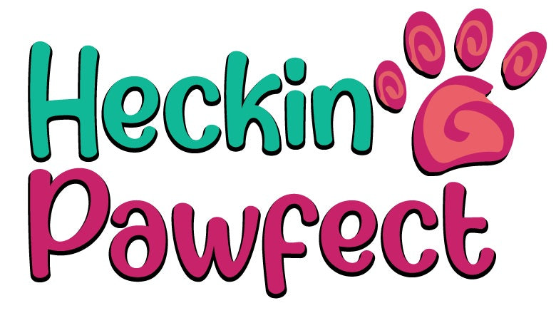 Heckin Pawfect LED Dog Collar Logo